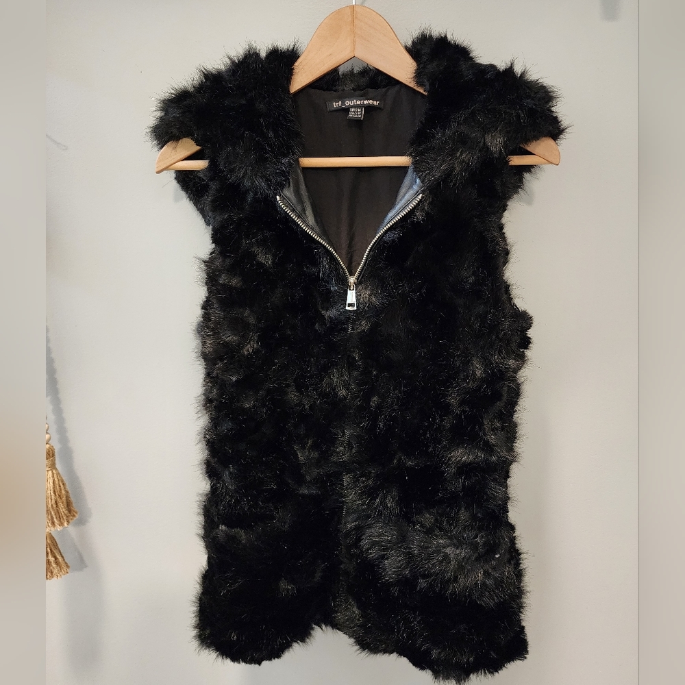 ZARA Faux Fur Vest
